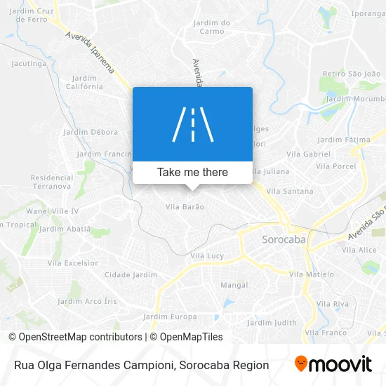 Rua Olga Fernandes Campioni map