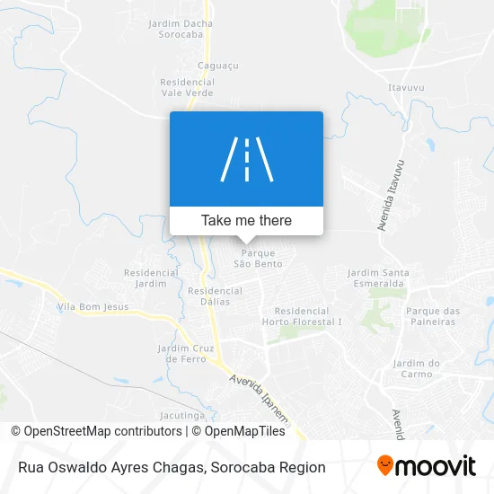 Rua Oswaldo Ayres Chagas map