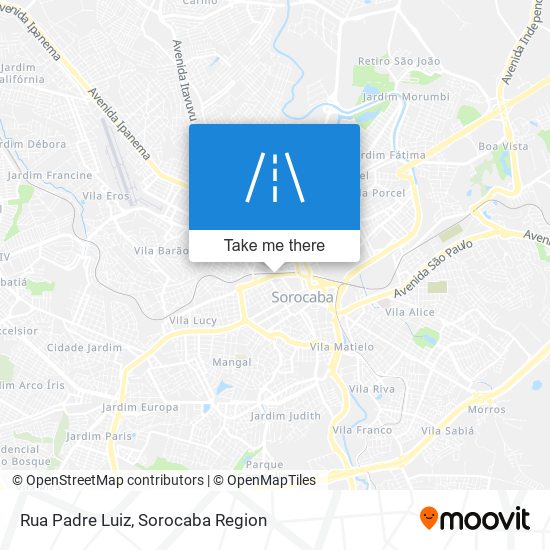 Rua Padre Luiz map