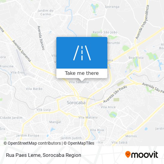 Rua Paes Leme map