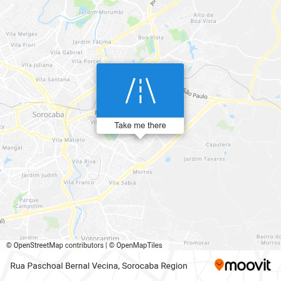 Rua Paschoal Bernal Vecina map