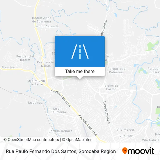 Rua Paulo Fernando Dos Santos map