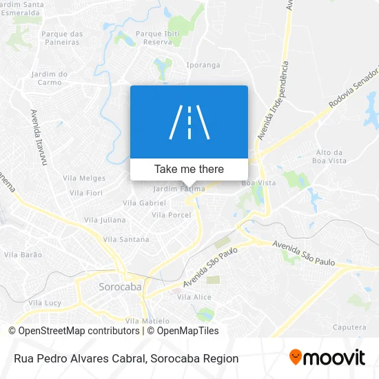 Rua Pedro Alvares Cabral map