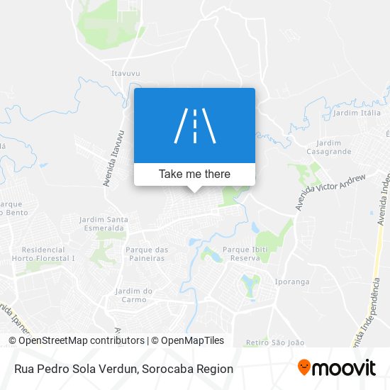 Mapa Rua Pedro Sola Verdun