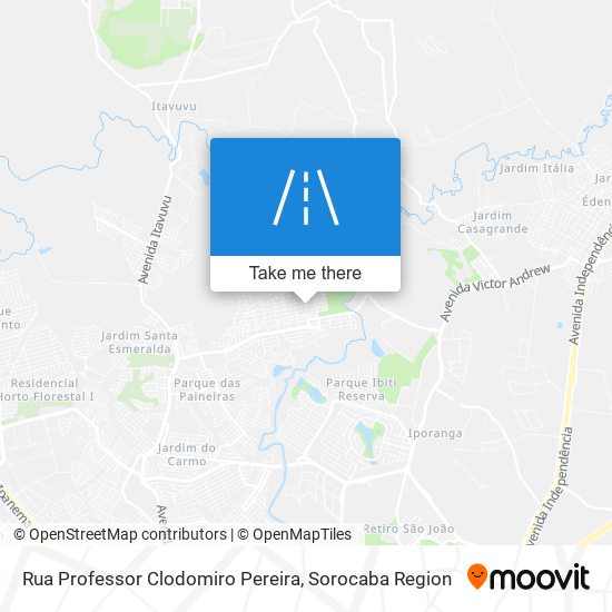 Rua Professor Clodomiro Pereira map