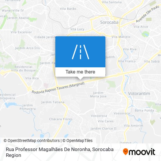 Rua Professor Magalhães De Noronha map