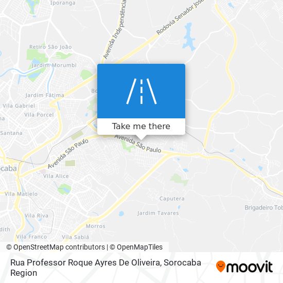 Rua Professor Roque Ayres De Oliveira map