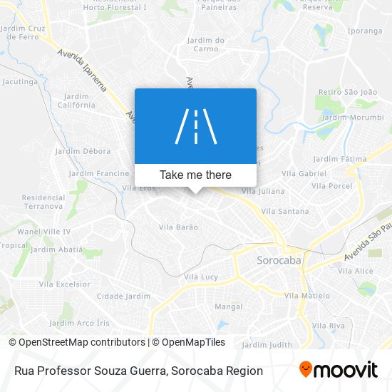 Rua Professor Souza Guerra map