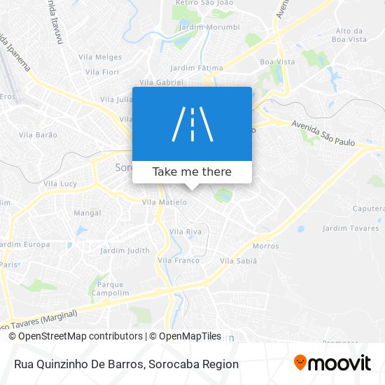 Rua Quinzinho De Barros map