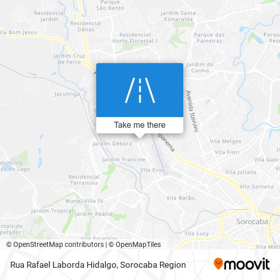 Mapa Rua Rafael Laborda Hidalgo