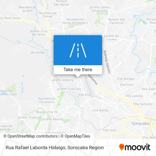 Rua Rafael Laborda Hidalgo map