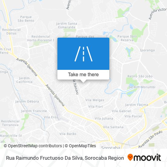 Rua Raimundo Fructuoso Da Silva map