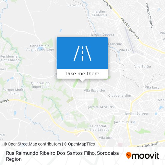 Rua Raimundo Ribeiro Dos Santos Filho map