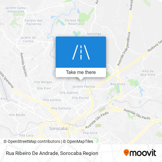 Rua Ribeiro De Andrade map