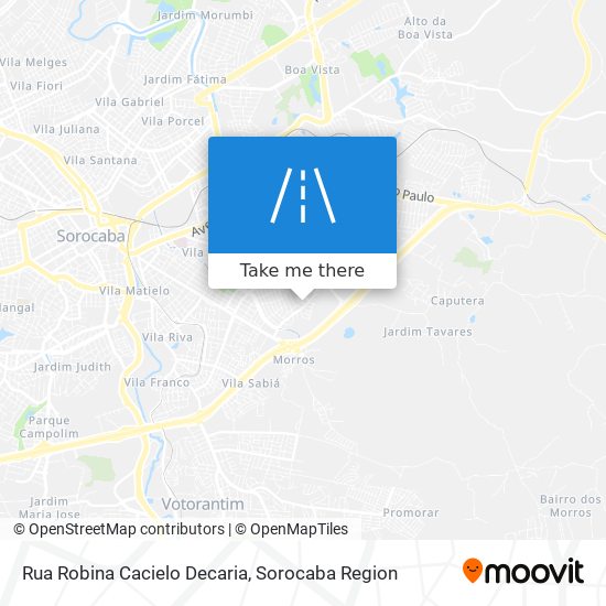 Mapa Rua Robina Cacielo Decaria