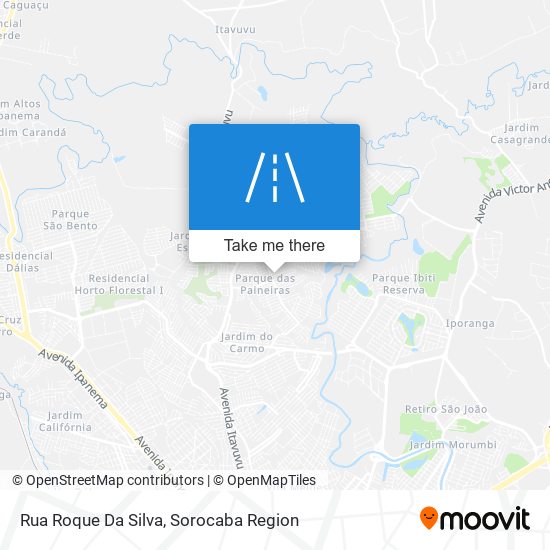 Rua Roque Da Silva map