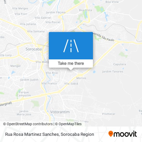 Rua Rosa Martinez Sanches map