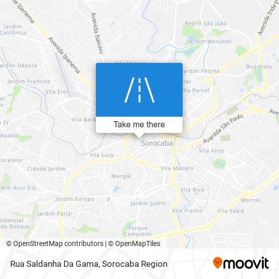 Rua Saldanha Da Gama map