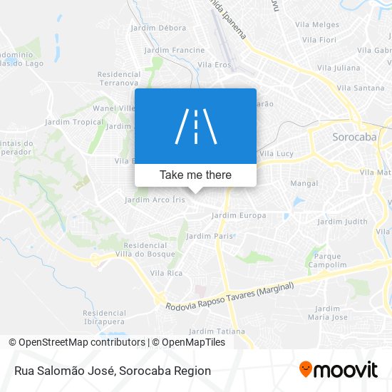 Rua Salomão José map