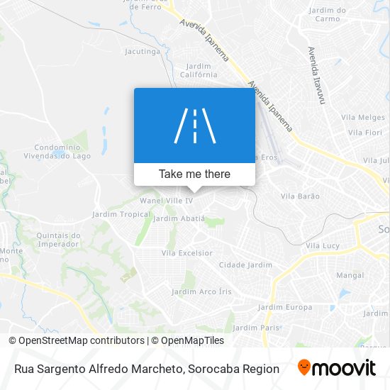 Rua Sargento Alfredo Marcheto map