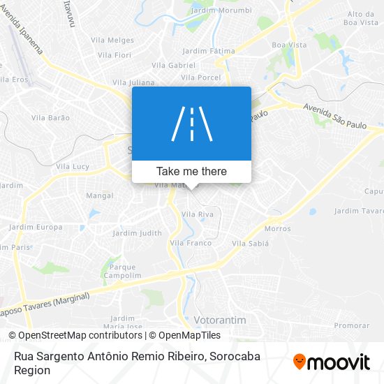 Rua Sargento Antônio Remio Ribeiro map