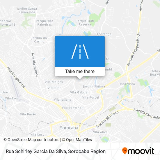 Mapa Rua Schirley Garcia Da Silva