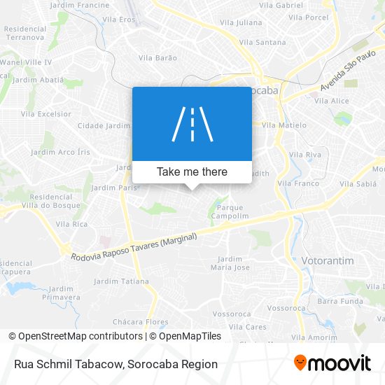 Rua Schmil Tabacow map