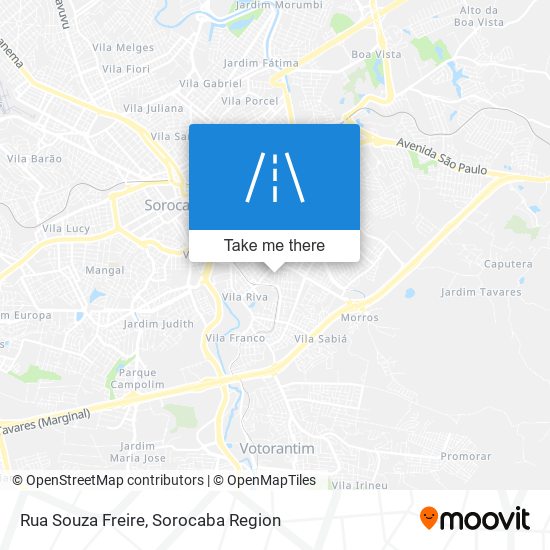 Rua Souza Freire map