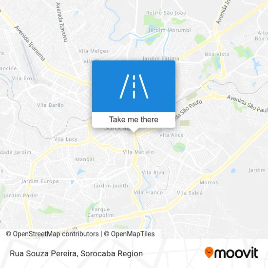 Rua Souza Pereira map