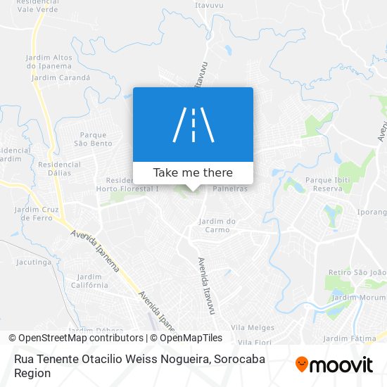 Rua Tenente Otacilio Weiss Nogueira map