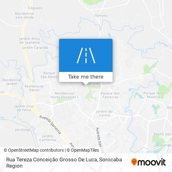 Rua Tereza Conceição Grosso De Luca map