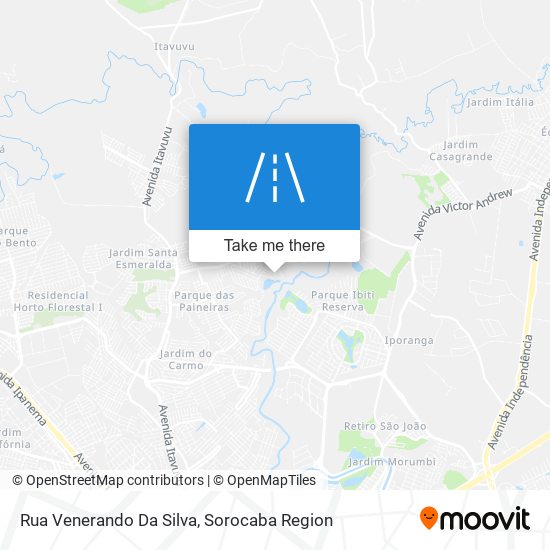 Mapa Rua Venerando Da Silva