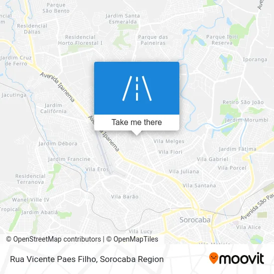 Rua Vicente Paes Filho map