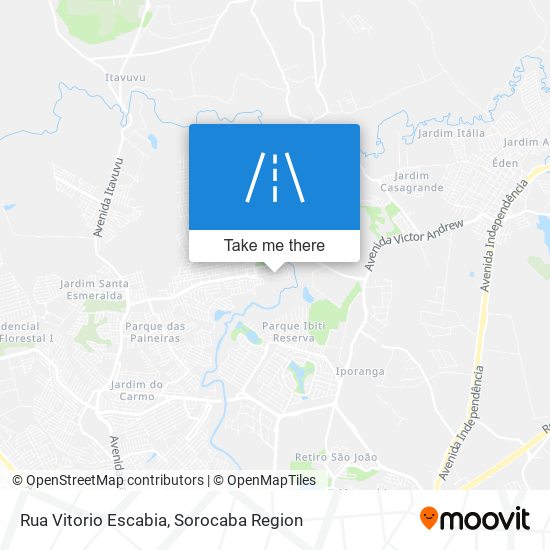 Mapa Rua Vitorio Escabia