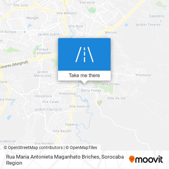 Rua Maria Antonieta Maganhato Briches map