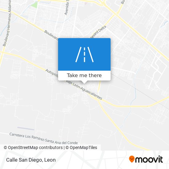 Mapa de Calle San Diego