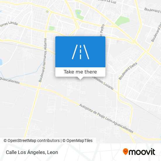 Mapa de Calle Los Ángeles