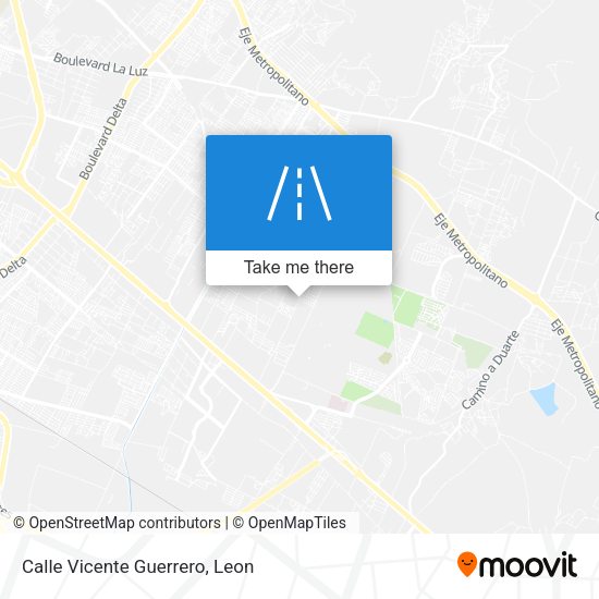 Mapa de Calle Vicente Guerrero