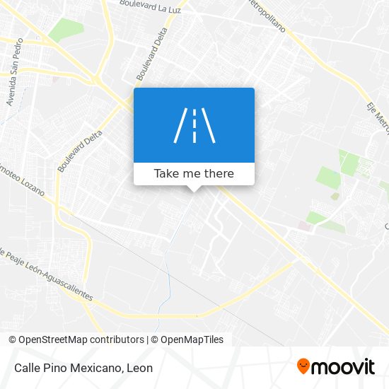 Calle Pino Mexicano map