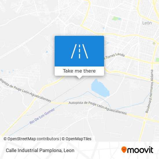 Mapa de Calle Industrial Pamplona