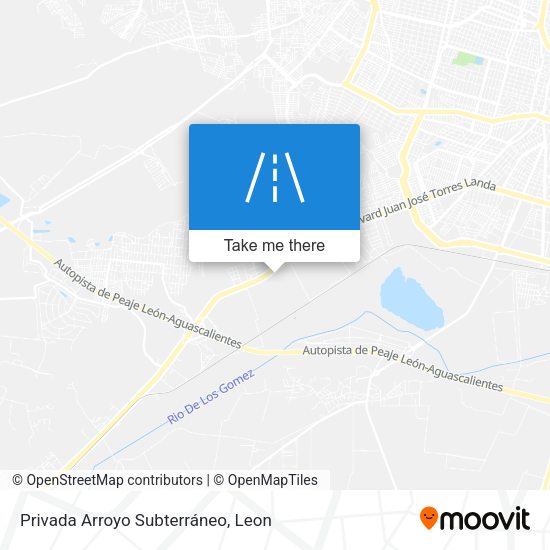 Privada Arroyo Subterráneo map