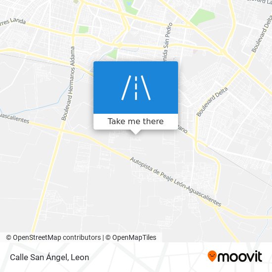 Mapa de Calle San Ángel