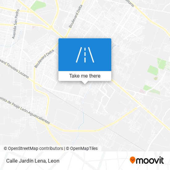 Mapa de Calle Jardín Lena