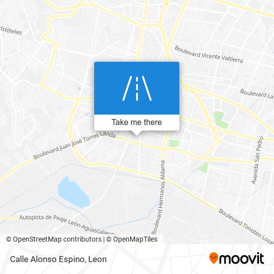 Mapa de Calle Alonso Espino