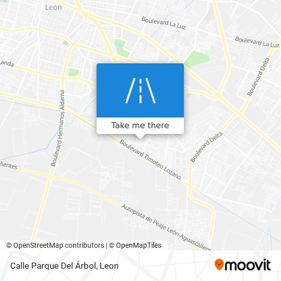 Calle Parque Del Árbol map