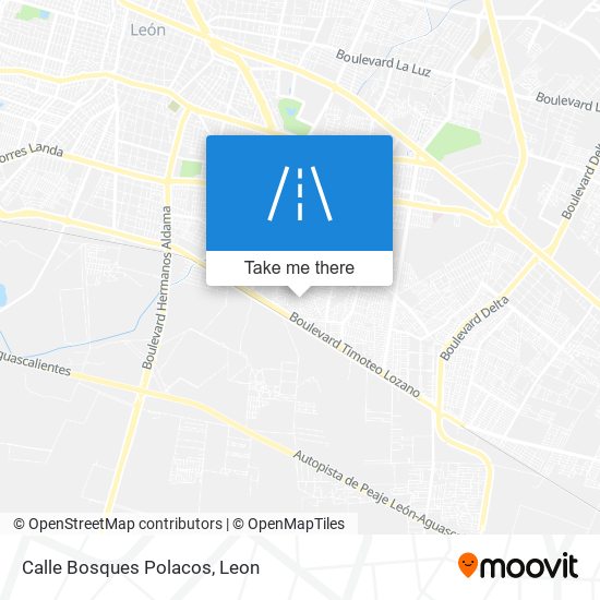 Calle Bosques Polacos map