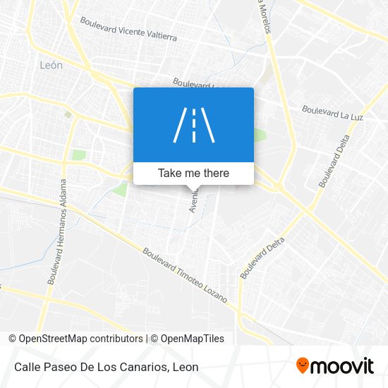 Mapa de Calle Paseo De Los Canarios
