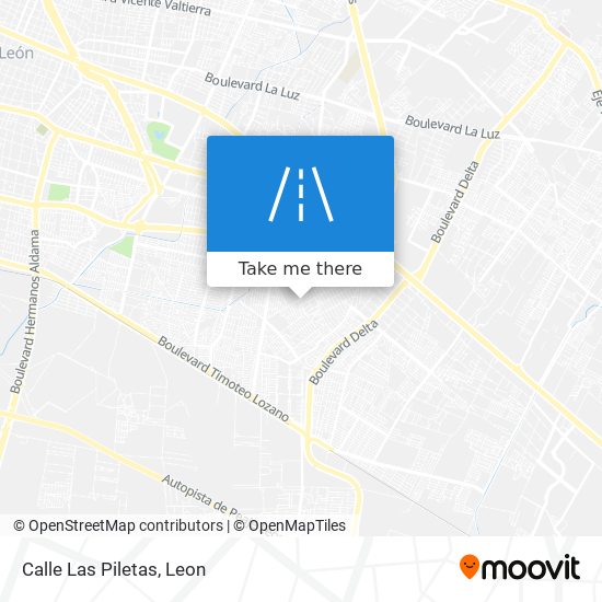 Mapa de Calle Las Piletas