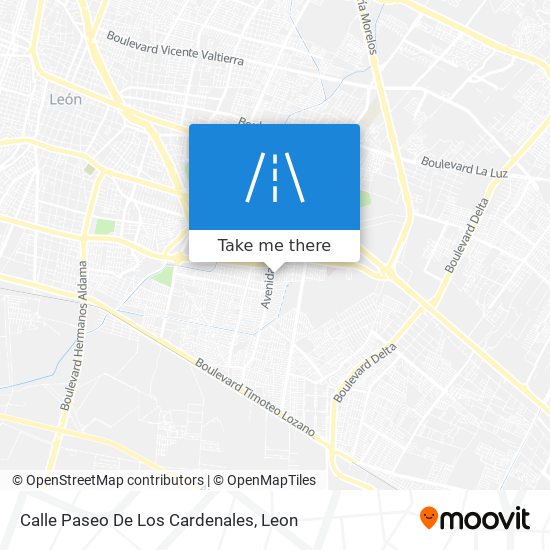 Calle Paseo De Los Cardenales map