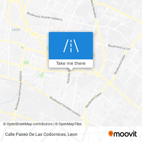 Calle Paseo De Las Codornices map